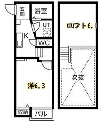 Creo中村公園伍番館の物件間取画像